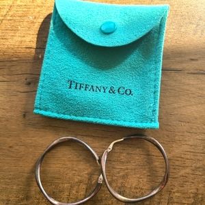 Tiffany & Co. Asymmetrical Hoop Earrings
